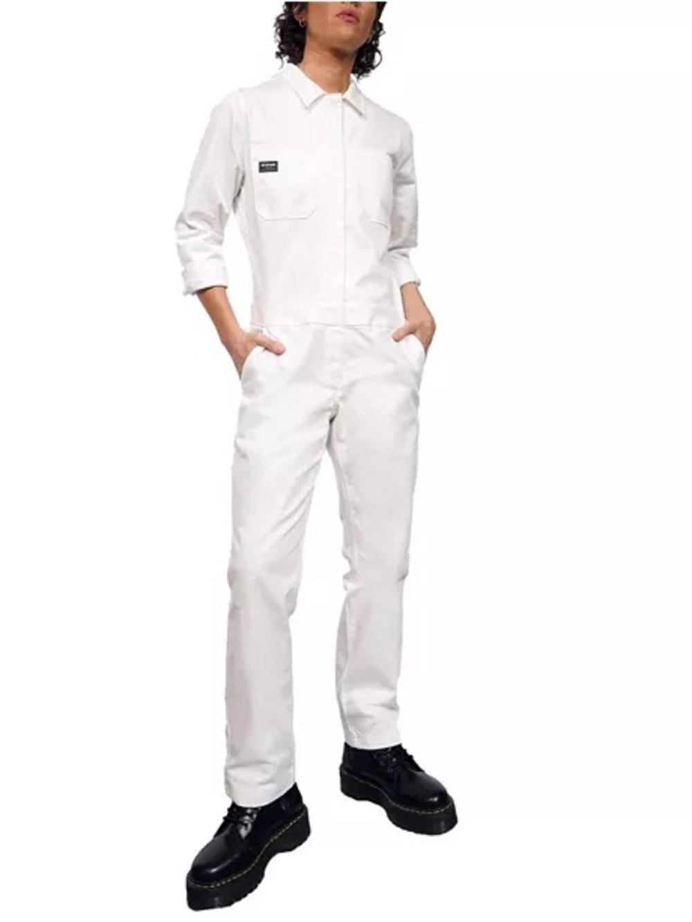 Wild Fang The Essential Long Sleeve Herringbone Coverall
